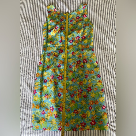 *FINAL SALE MAKE OFFER* 
VINTAGE 100% SILK MAGGY LONDON HAWAIIAN FLORAL DRESS - Picture 10 of 12